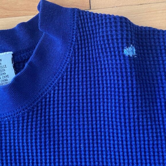 Winnie The Pooh Shirt Men’s Large Dark blue Vintage The Disney Henley 90s - Picture 7 of 10